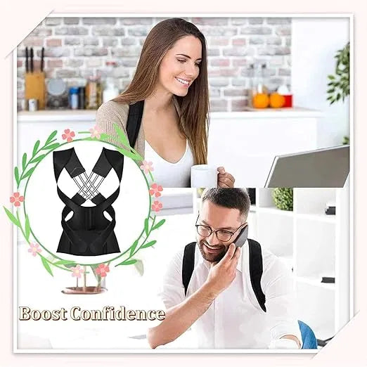 Back Posture Corrector for Men and Women ,Adjustable Back Posture Belt Invisible