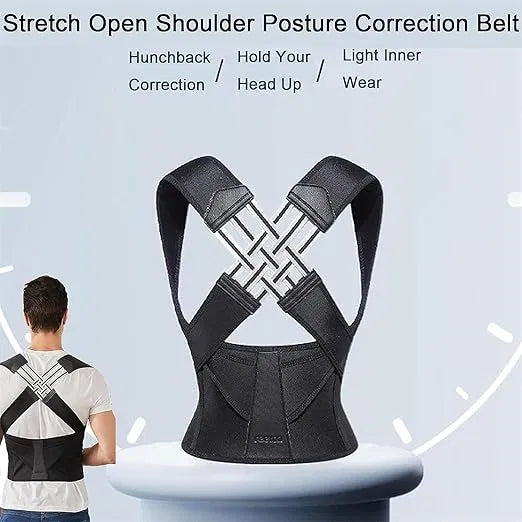 Back Posture Corrector for Men and Women ,Adjustable Back Posture Belt Invisible