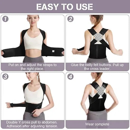 Back Posture Corrector for Men and Women ,Adjustable Back Posture Belt Invisible